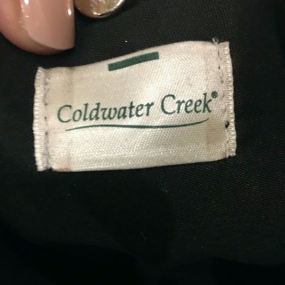 Coldwater Creek Evening Purse Black Embellished Faux Leather - Picture 5 of 11